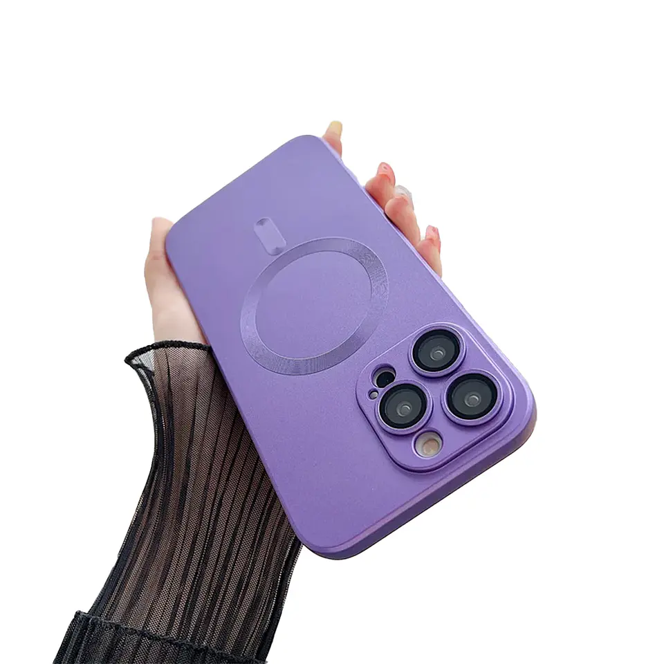 Carcasa Metalizada Para iPhone Magnetica 10