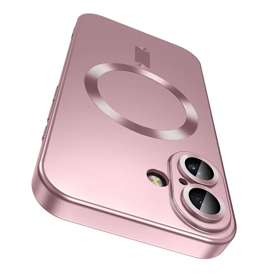 Carcasa Metalizada Para iPhone Magnetica 15
