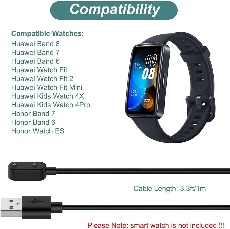 Cargador Para Huawei Watch Fit Honor Band / Fit / Watch4x  / Watch Es 6