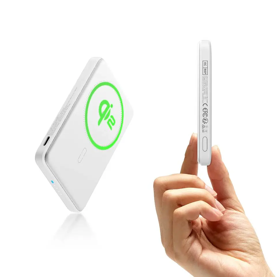 Cargador Portatil Bateria Portatil ESR Para iPhone Qi2 10,000 mAh Magnetica MagSlim 9