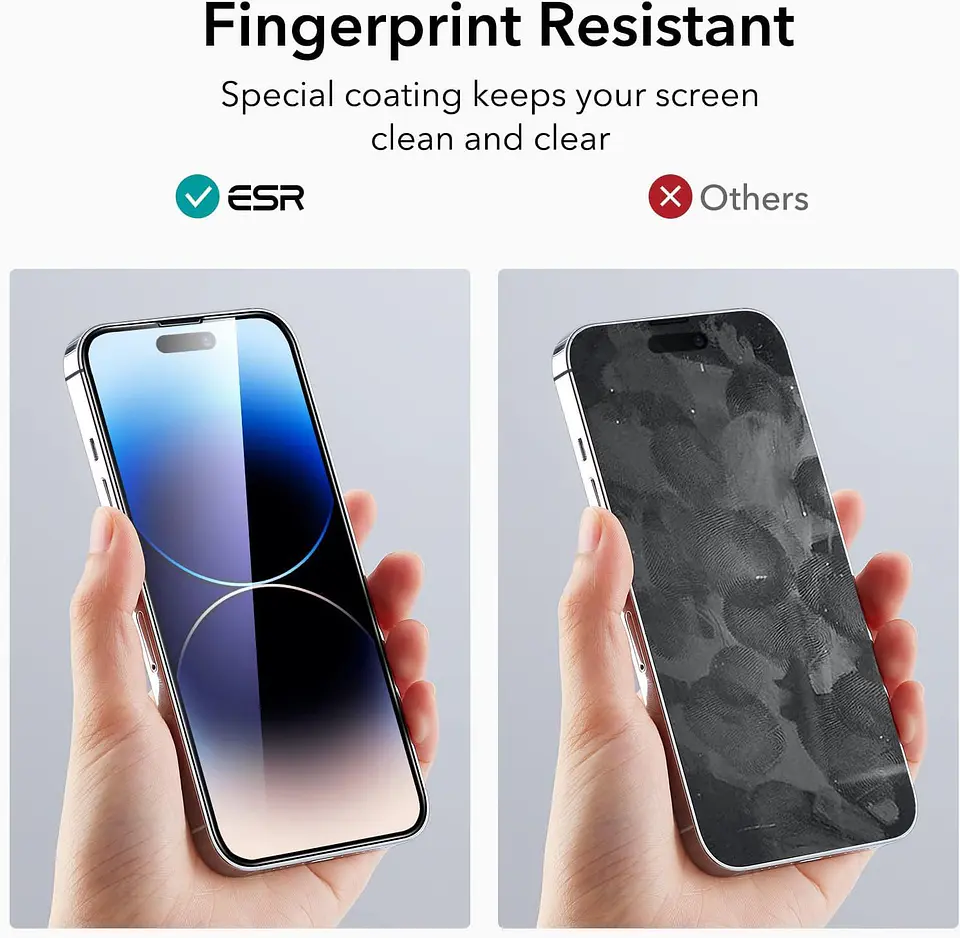 Lámina Protectora ESR Para iPhone 16 / 16 Pro / 16 Pro Max (2 Pack) 9