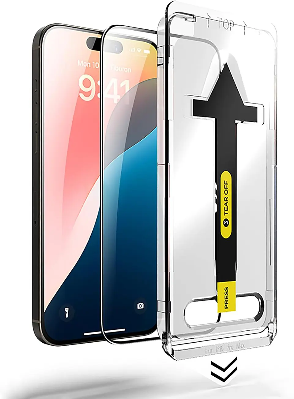 Lamina Pantalla Para iPhone 11/12/13/14/15/16 Auto Instalable 1