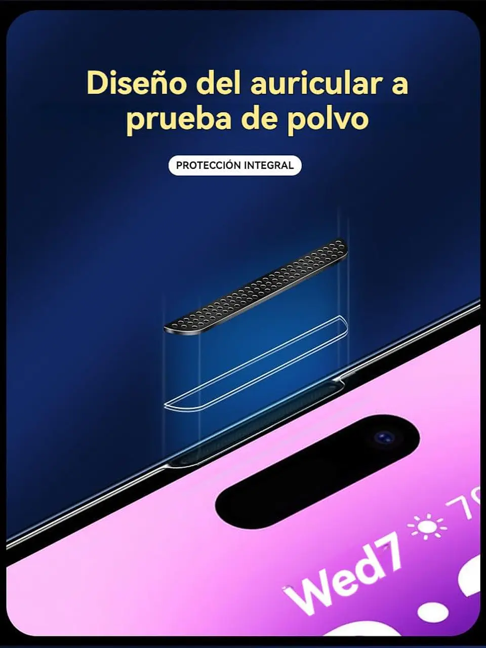 Lamina Pantalla Para iPhone 11/12/13/14/15/16 Auto Instalable 5
