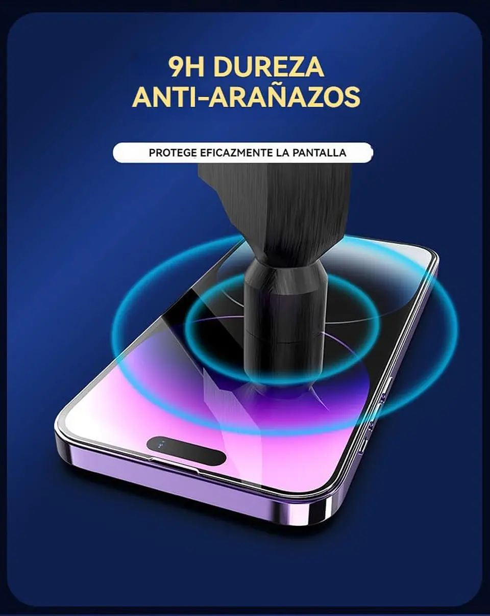 Lamina Pantalla Para iPhone 11/12/13/14/15/16 Auto Instalable 10