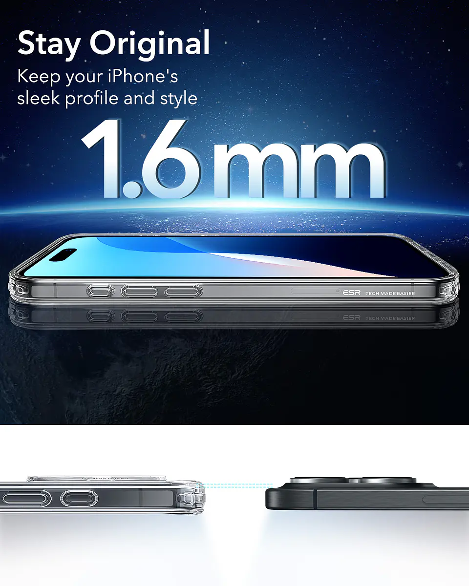 Carcasa ESR Para iPhone 16 / 16 Pro Classic Hybrid 7