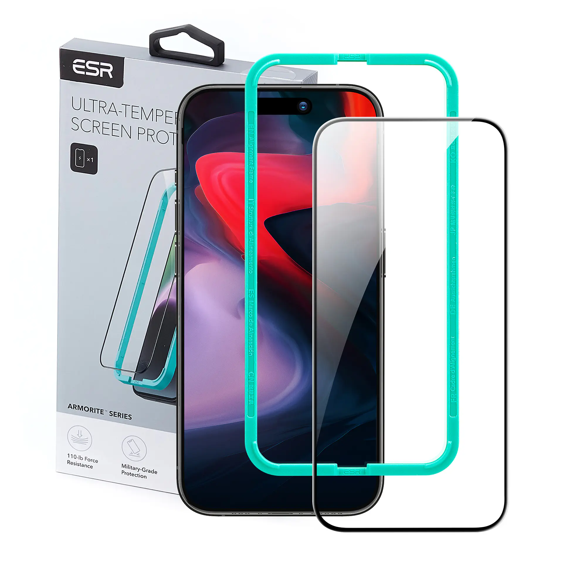 Mica Vidrio Esr Armorite Para iPhone 15 Pro / 15 Pro Max 1
