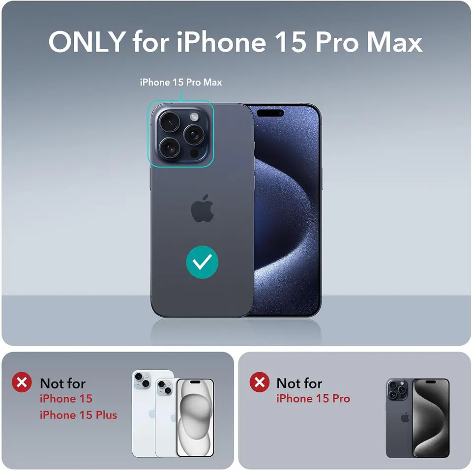 Carcasa ESR Para iPhone 15 Pro Max Boost Kickstand  9