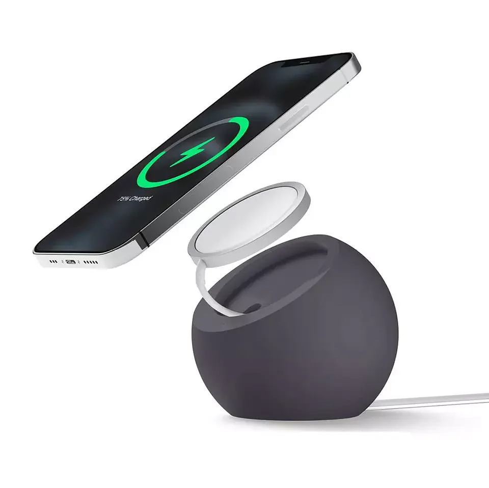 Stand de Carga Magnético Silicona para iPhone  1