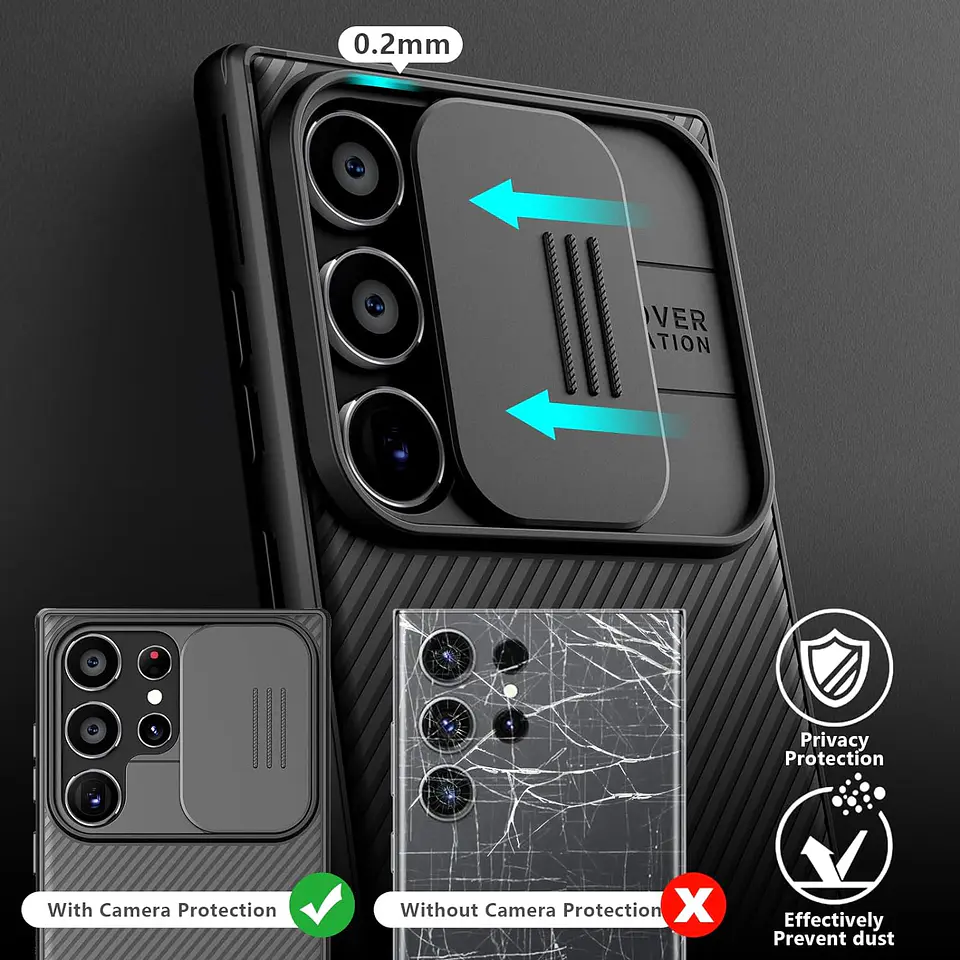 Carcasa Nillkin Para S25 Ultra Camshield 8