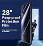 Lámina Protectora Pantalla Para S25 Ultra Anti Espía Auto Instalable - Miniatura 3