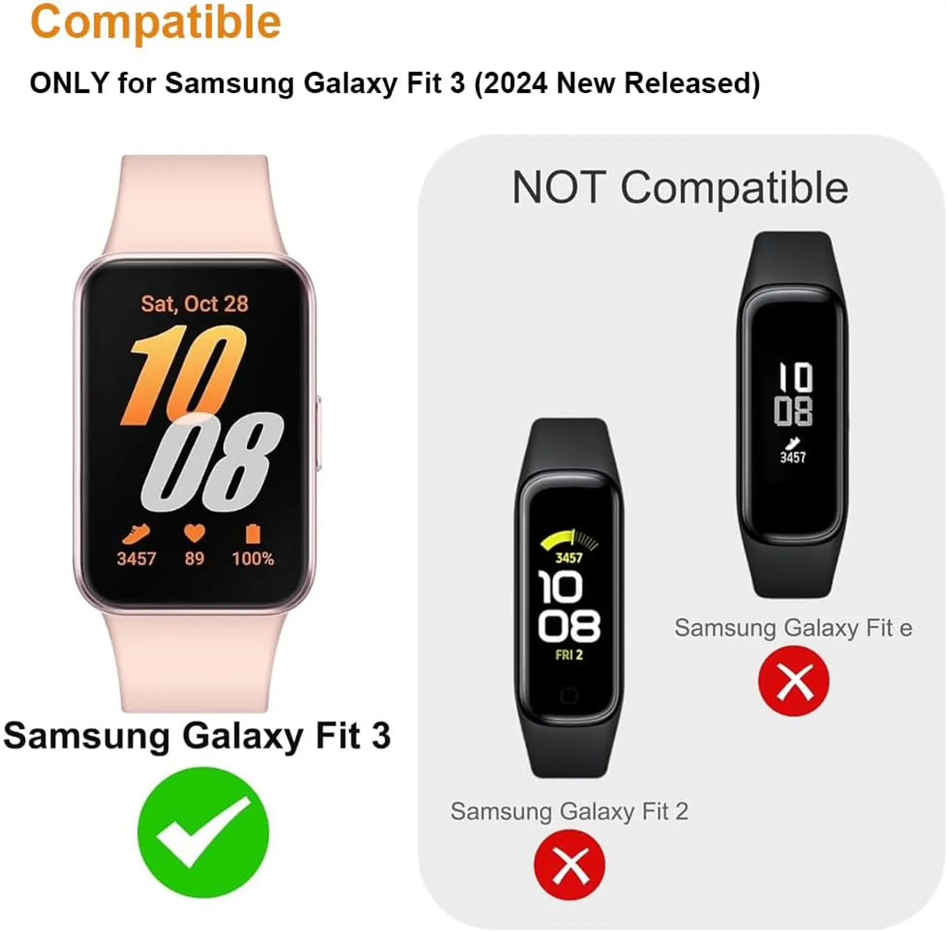 Protector Carcasa Para Galaxy Fit 3 R390 7
