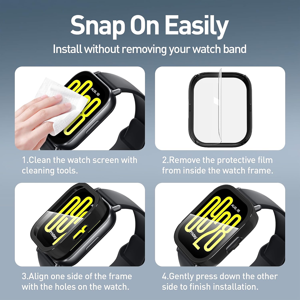 Protector Carcasa Para Redmi Watch Active Banana Tienda