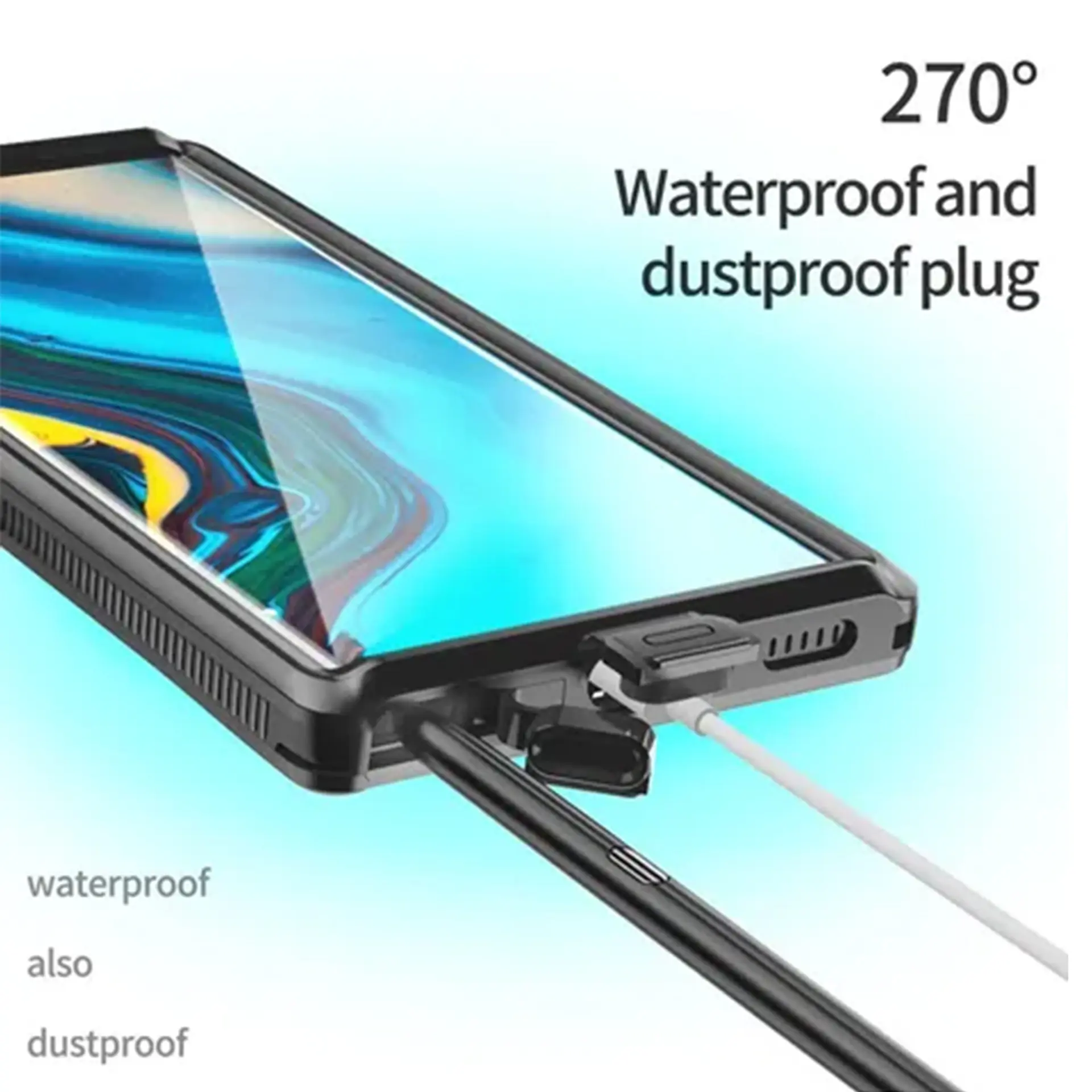 Carcasa Blindada Para Galaxy S25 Ultra Waterproof 3
