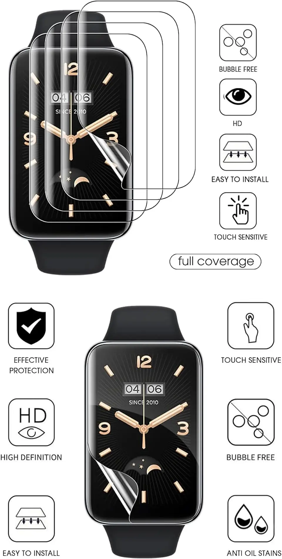 Lamina Hidrogel Para Samsung Galaxy Fit 3 R390 (6un) 5