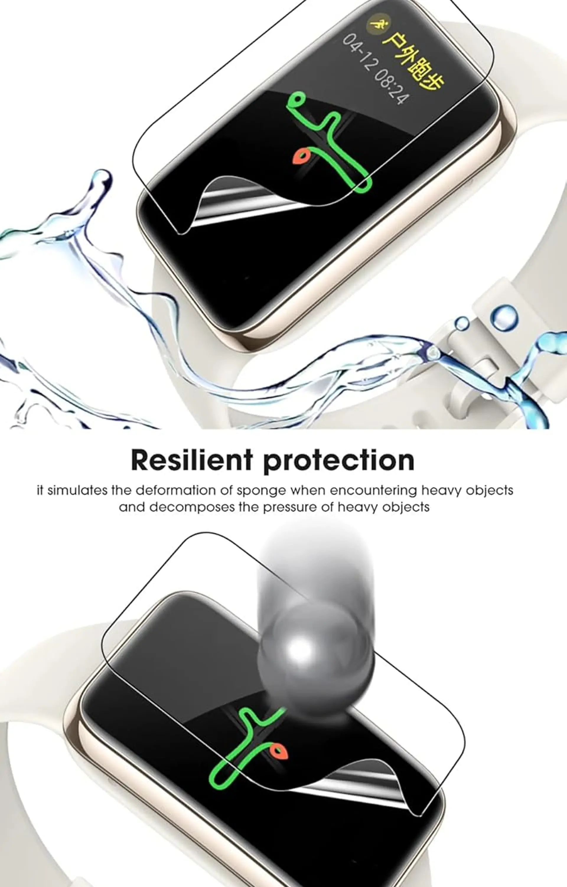 Lamina Hidrogel Para Samsung Galaxy Fit 3 R390 (6un) 6
