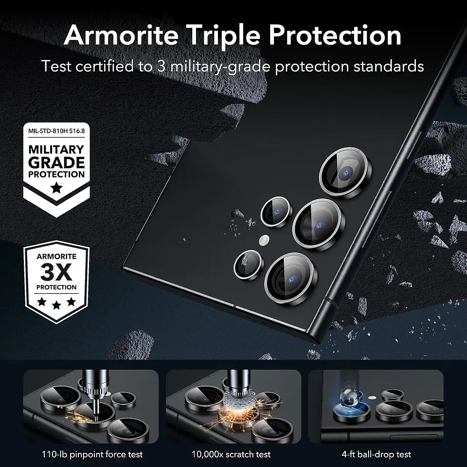 Protector Camara ESR para Galaxy S25 Ultra Armorite 2