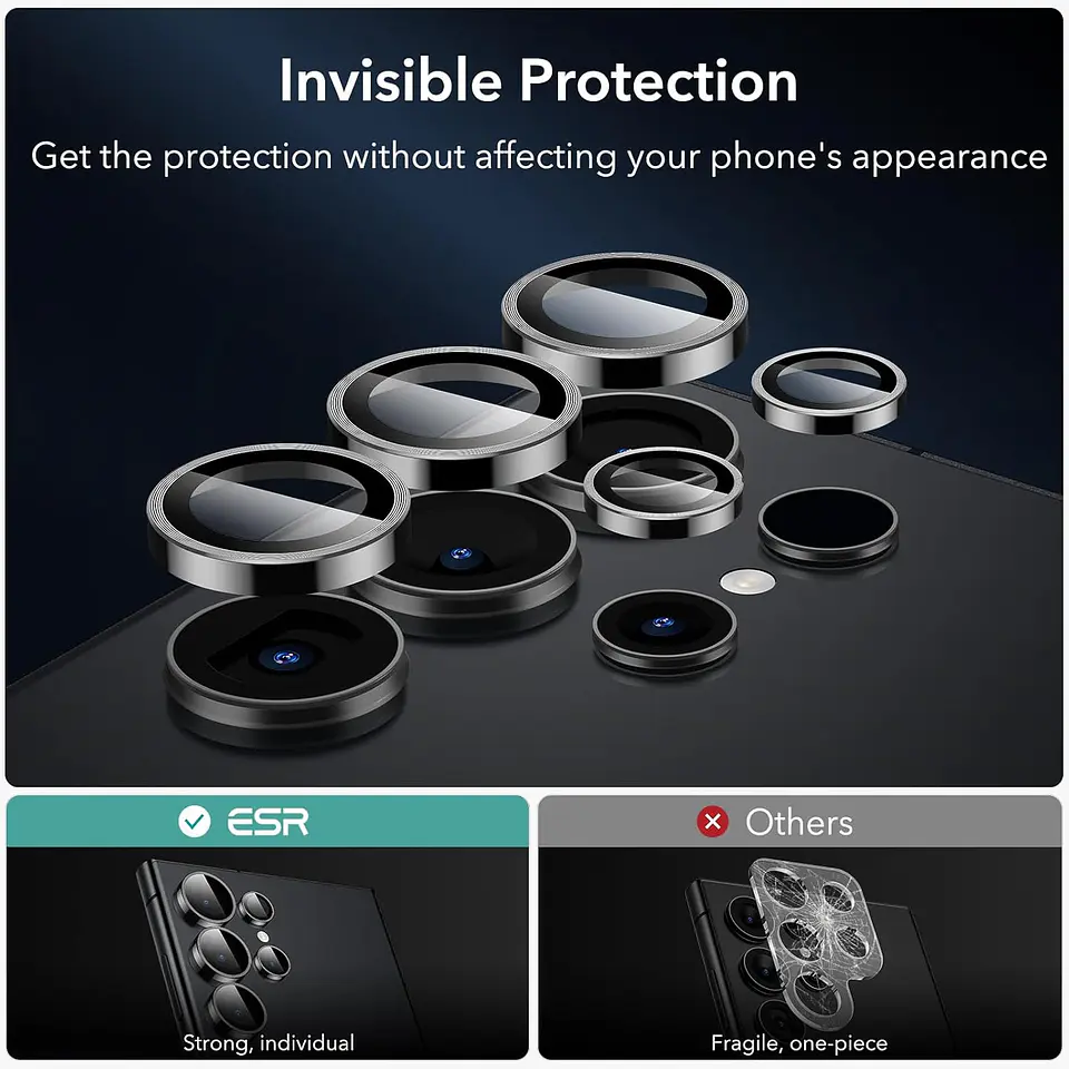 Protector Camara ESR para Galaxy S25 Ultra Armorite 5