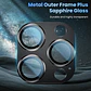 Protector de Camara para iPhone 16 Pro / 16 Pro Max Aluminio - Miniatura 3