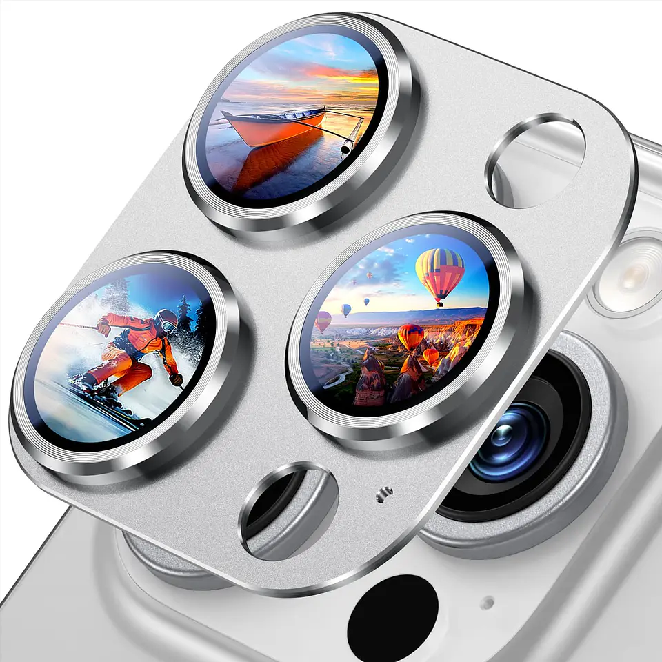 Protector de Camara para iPhone 16 Pro / 16 Pro Max Aluminio 2