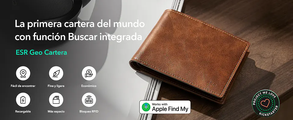 Billetera ESR Classic Geo Find My GPS 3