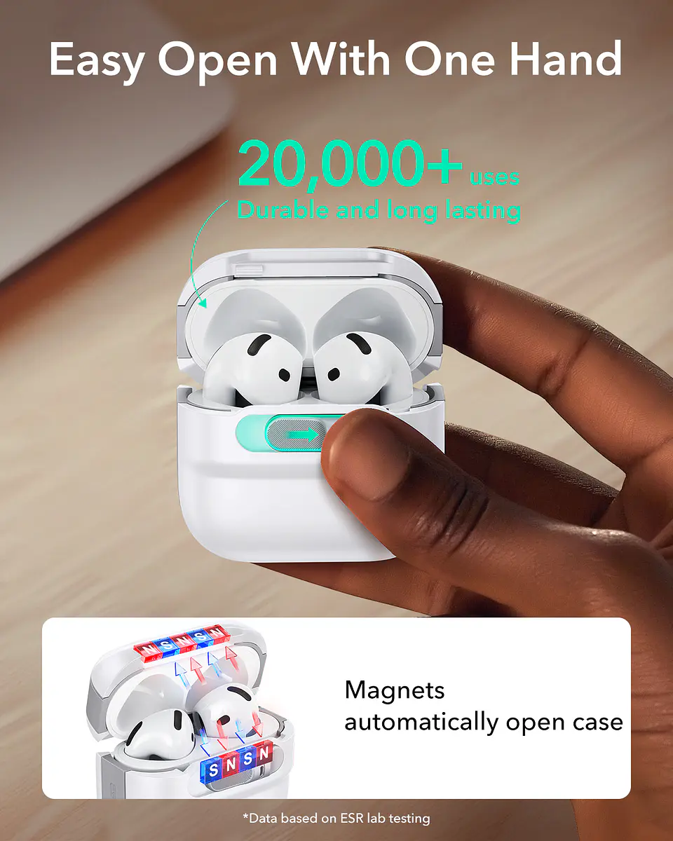 Carcasa Funda ESR Pulse Para AirPods 4 2024 3
