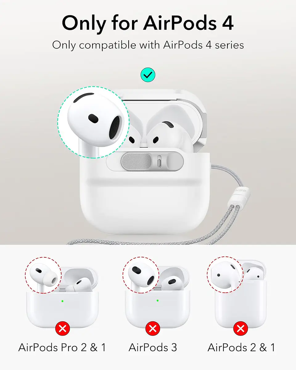 Carcasa Funda ESR Pulse Para AirPods 4 2024 10
