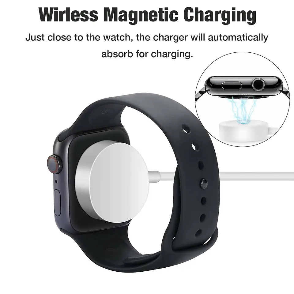 Cargador Compatible con Apple Watch Carga Rápida Tipo C 3
