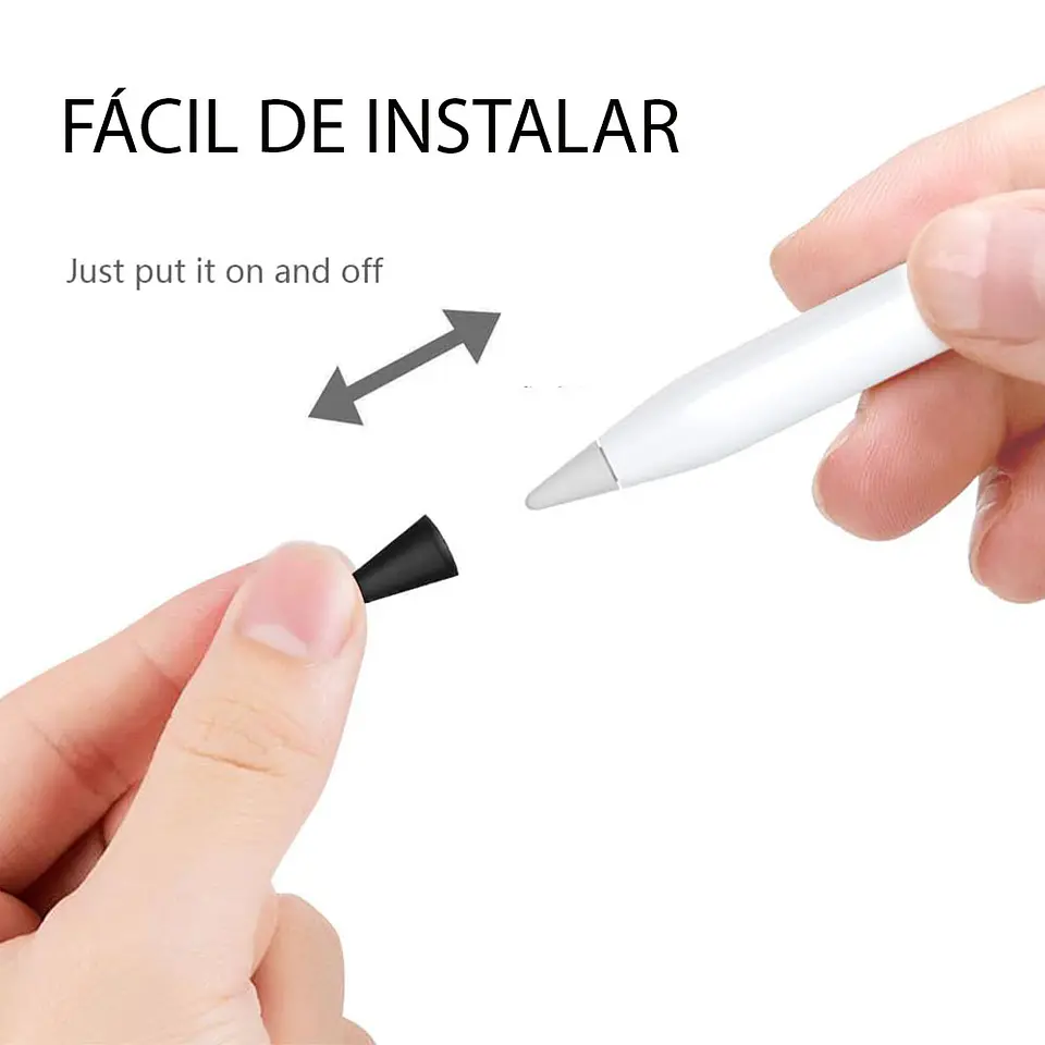 Protector de Punta Para Apple Pencil Silicona 3