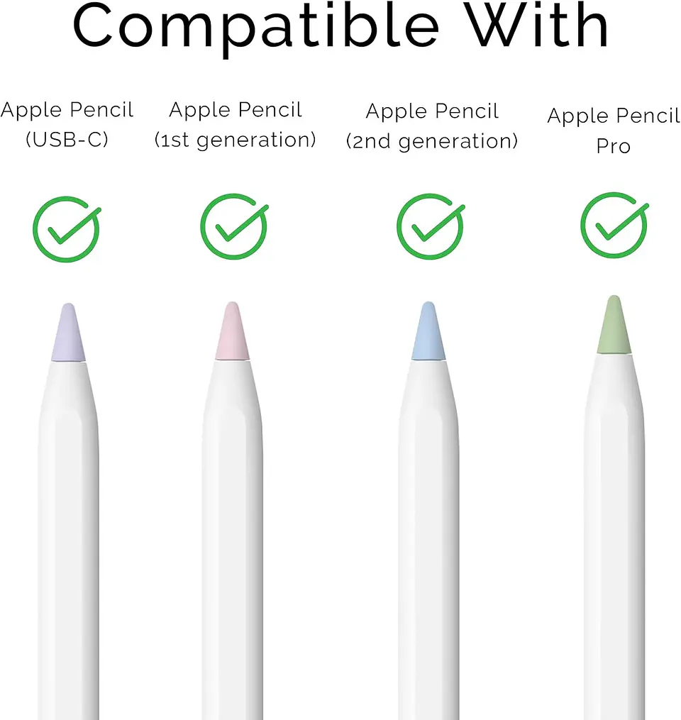 Protector de Punta Para Apple Pencil Silicona 6