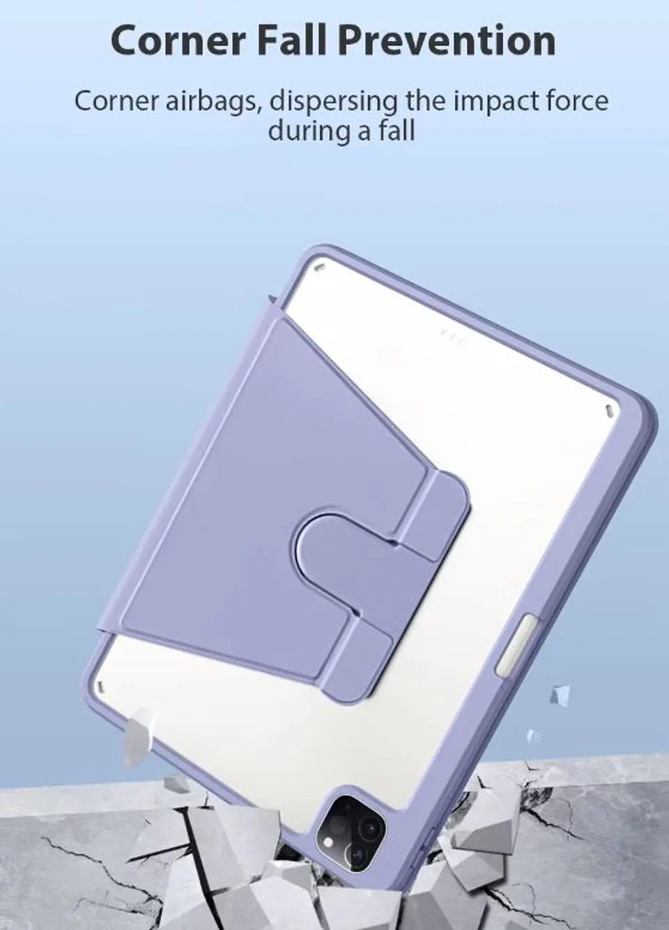 Funda Giratoria 360° Para iPad Con Soporte 6