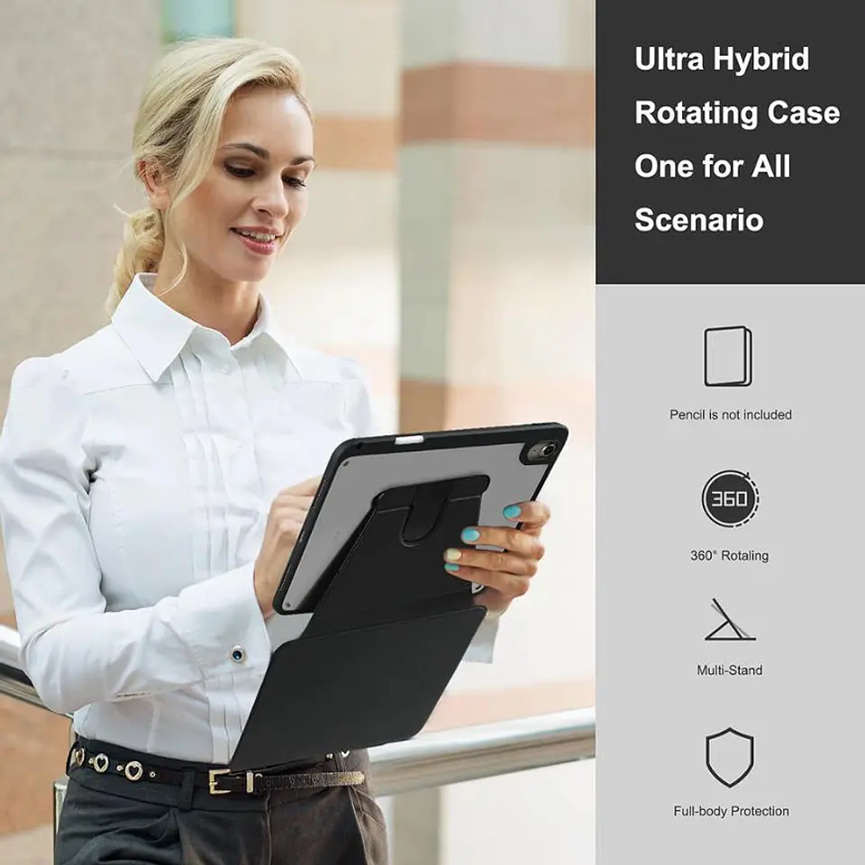 Funda Giratoria 360° Para iPad Con Soporte 11