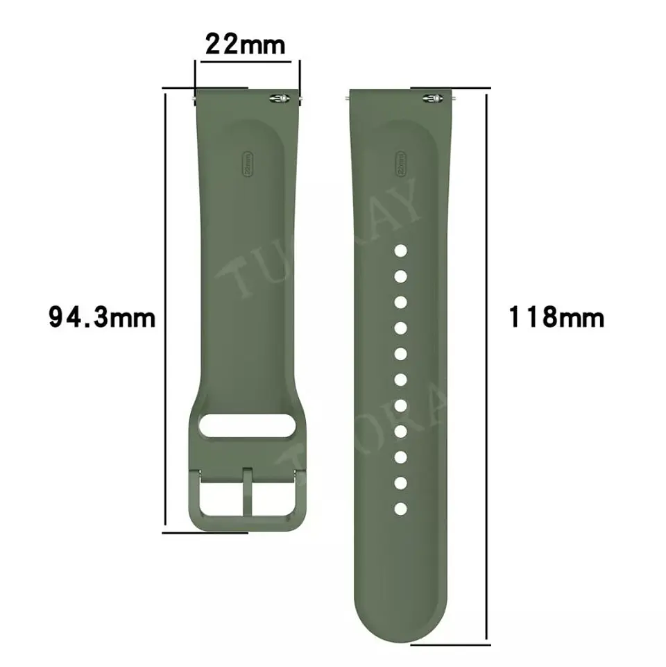 Correa Silicona Para Xiaomi Redmi Watch 5 Active / Lite (22 mm) 3