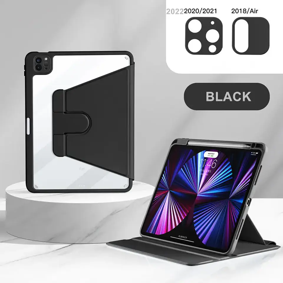 Funda Giratoria 360° Para iPad Con Soporte 3