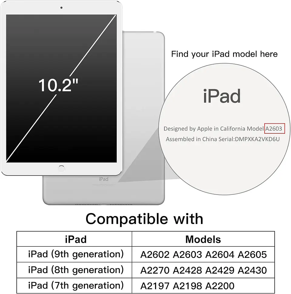 Funda Giratoria 360° Para iPad Con Soporte 13