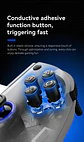 Control Gamepad Joystick Bluetooth para Celular - Miniatura 5