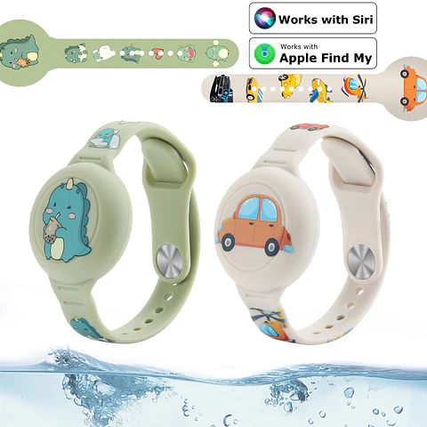 Pulsera Impermeable Para AirTag Niños Cartoon