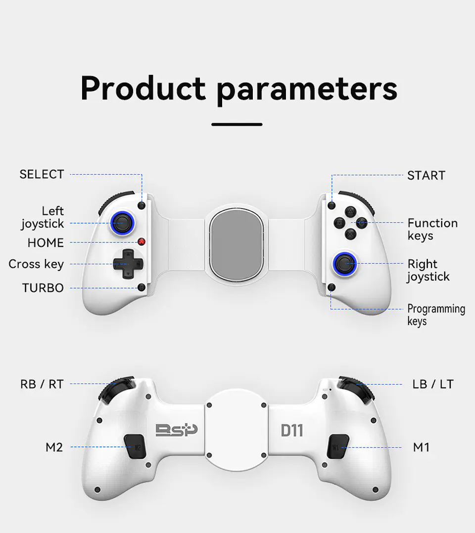 Control Gamepad Joystick Bluetooth para Celular 12