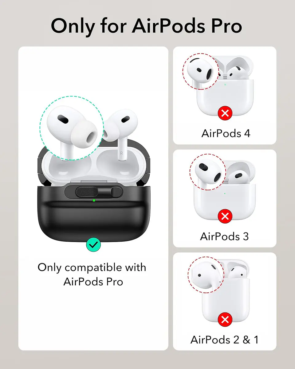 Carcasa Funda ESR Pulse Para AirPods Pro & AirPods Pro 2 9