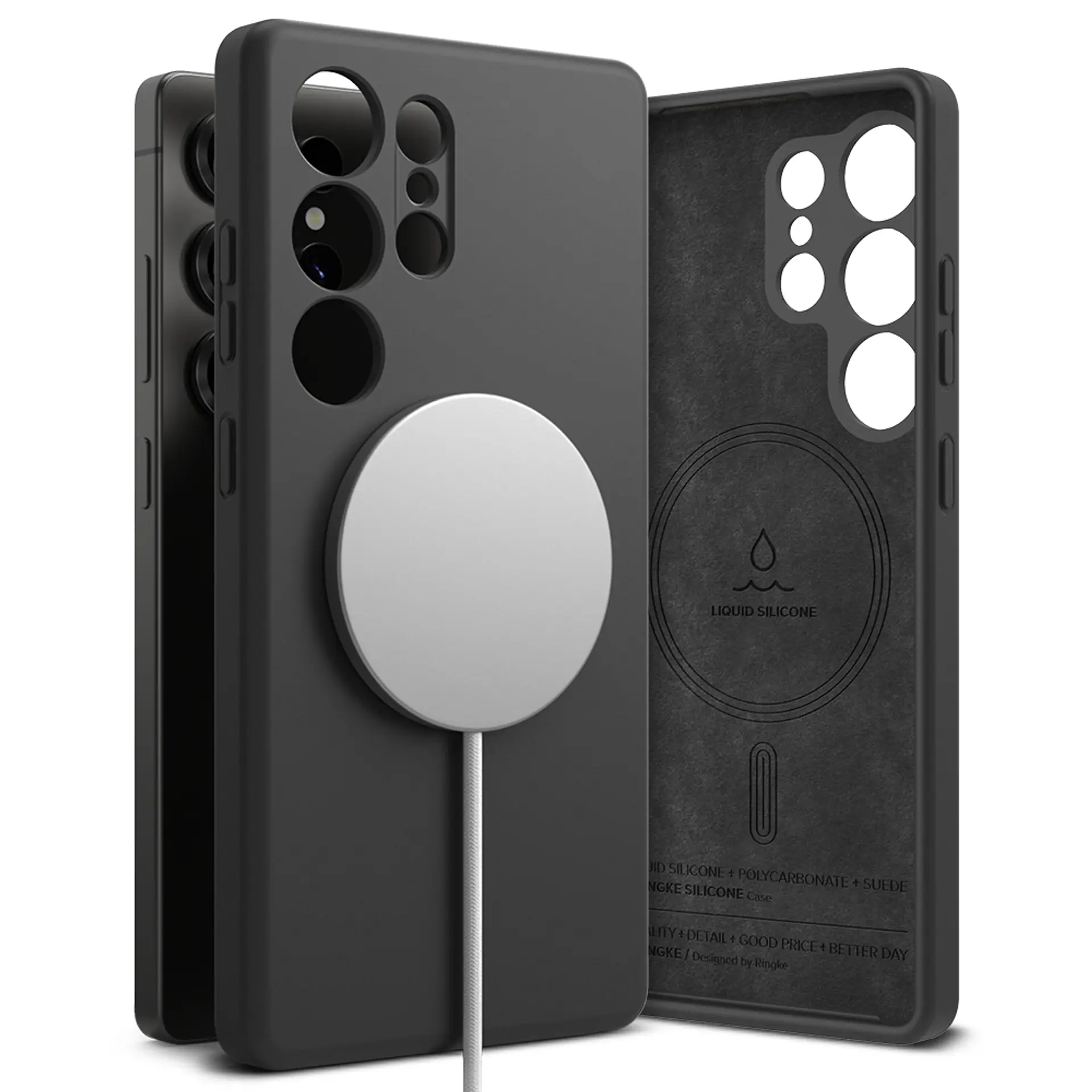 Carcasa Ringke Para Galaxy S25 Ultra SILICONE MAGNÉTICA 1