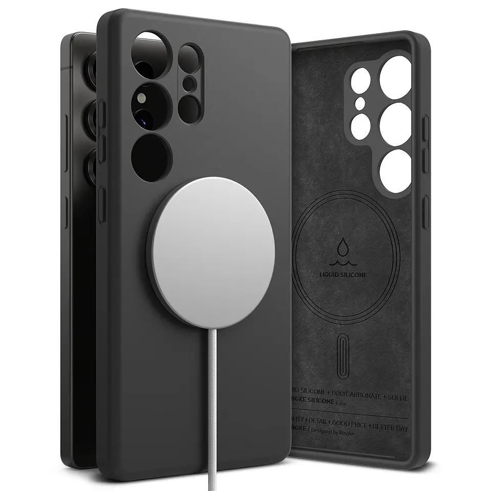 Carcasa Ringke Para Galaxy S25 Ultra SILICONE MAGNÉTICA 1