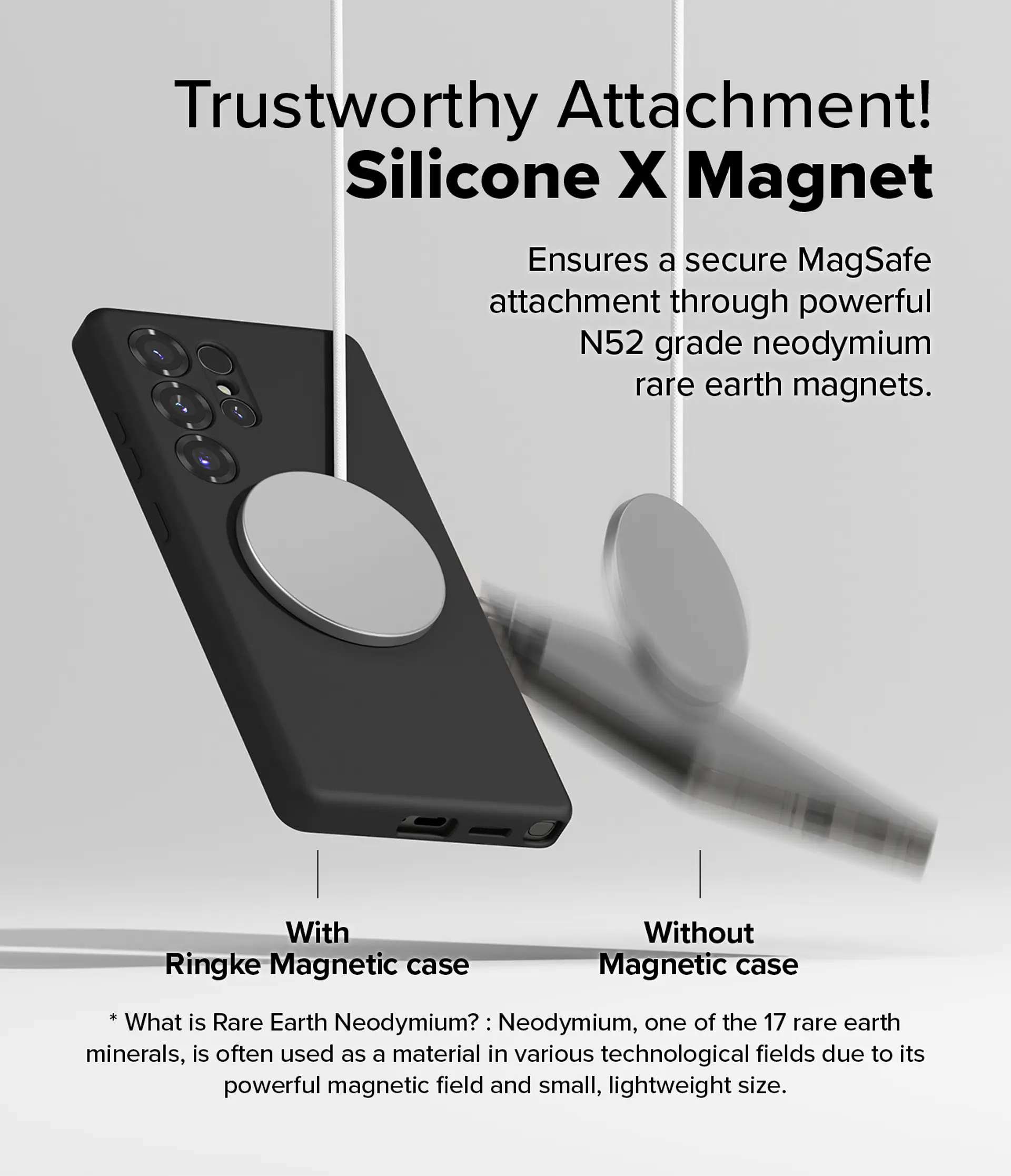 Carcasa Ringke Para Galaxy S25 Ultra SILICONE MAGNÉTICA 4