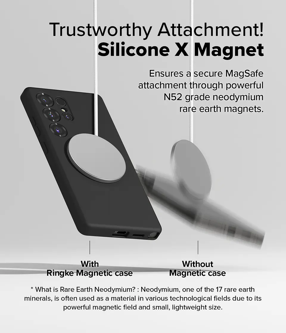 Carcasa Ringke Para Galaxy S25 Ultra SILICONE MAGNÉTICA 4
