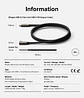 Cable Ringke USB 3.2 Gen 2x2 USB C 90° (1 M) - Miniatura 12