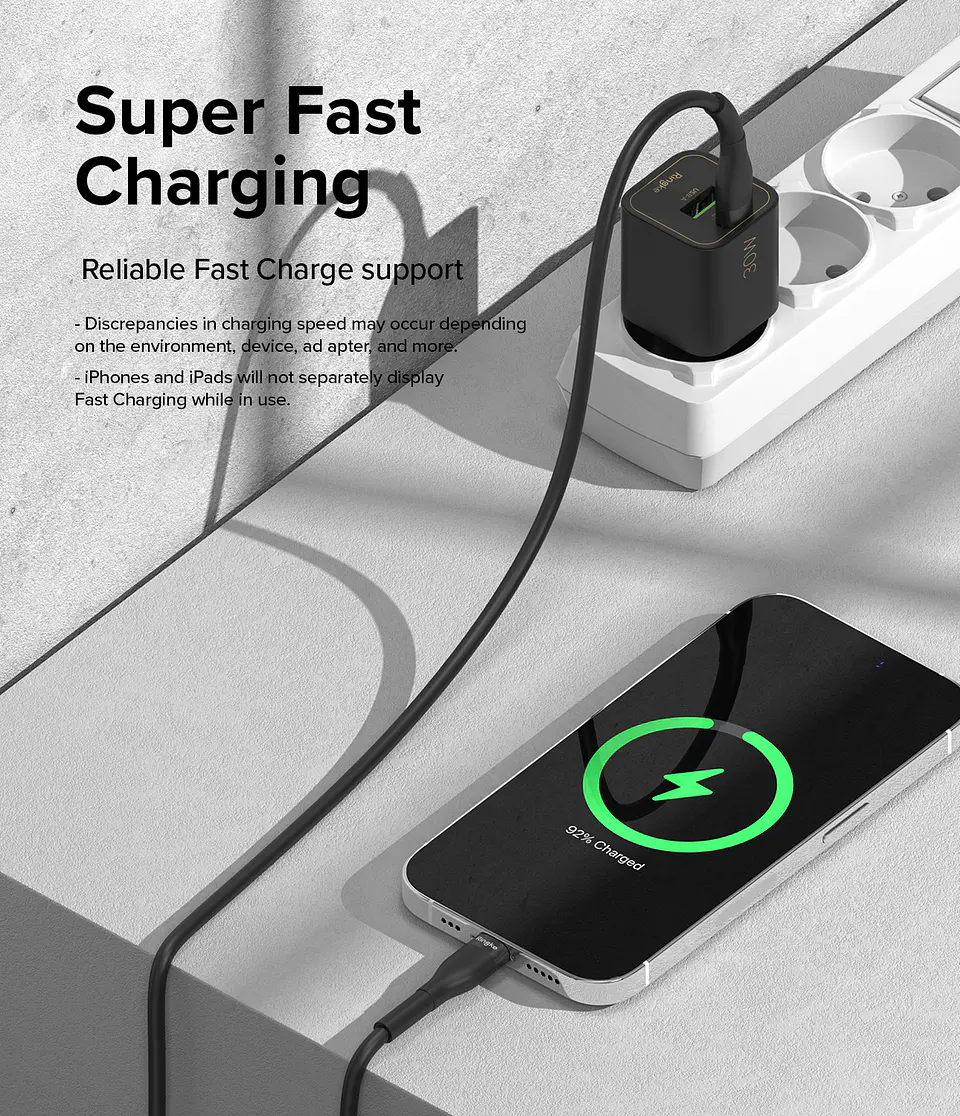 Cable Ringke Carga Rápida USB-C a Lightning Pastel (1.2m) 7