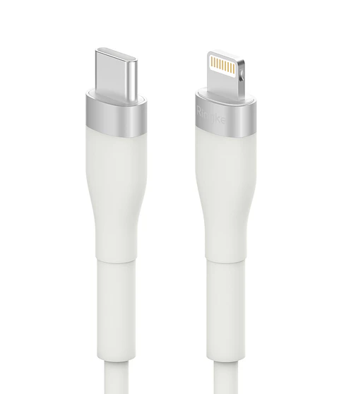 Cable Ringke Carga Rápida para iPhone USB-C a Lightning Pastel (2m)