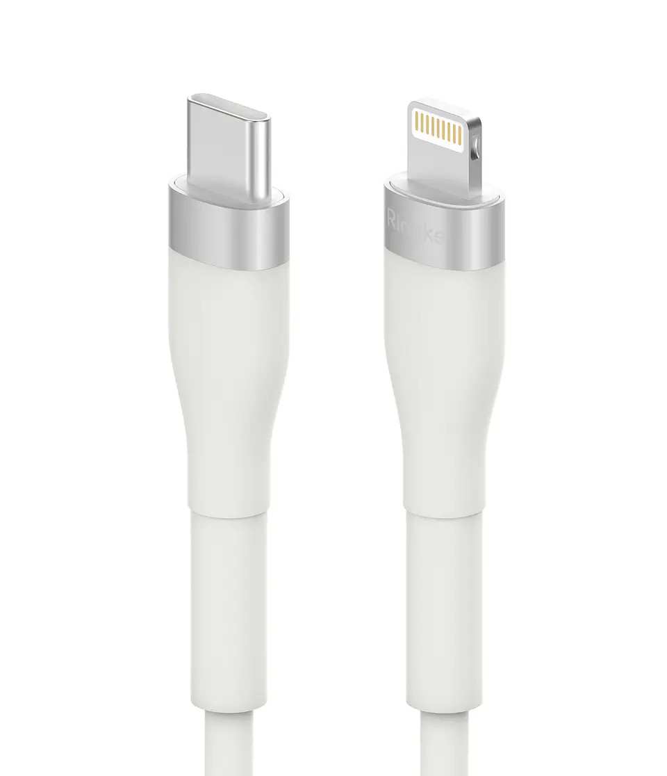 Cable Ringke Carga Rápida para iPhone USB-C a Lightning Pastel (2m) 1