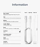 Cable Ringke Carga Rápida para iPhone USB-C a Lightning Pastel (2m) - Miniatura 9