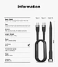 Cable Ringke Carga Rápida USB-C a USB-C (1.2m) - Miniatura 9