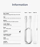 Cable Ringke Carga Rápida USB-C a USB-C Pastel (2m) - Miniatura 9