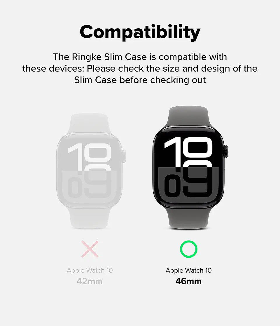 Carcasa Ringke Para Apple Watch 11 / 10 (42 / 46 mm) Pack 2 11